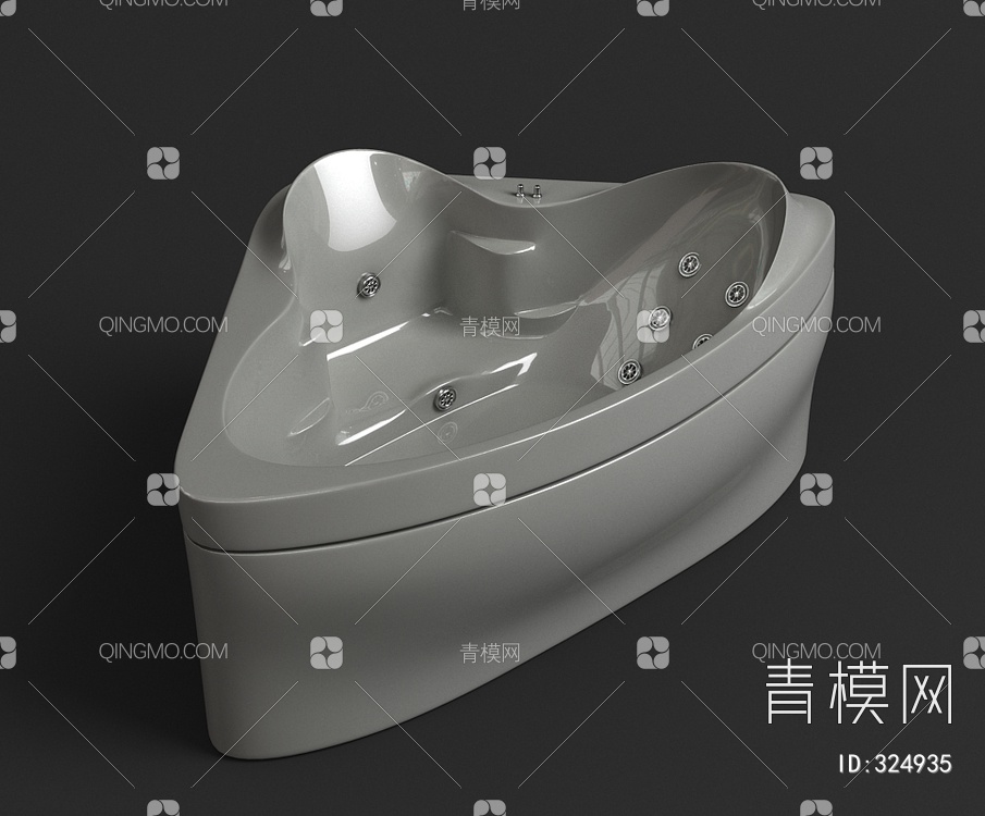 浴缸3D模型下载【ID:324935】