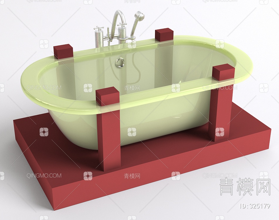 浴缸3D模型下载【ID:325179】