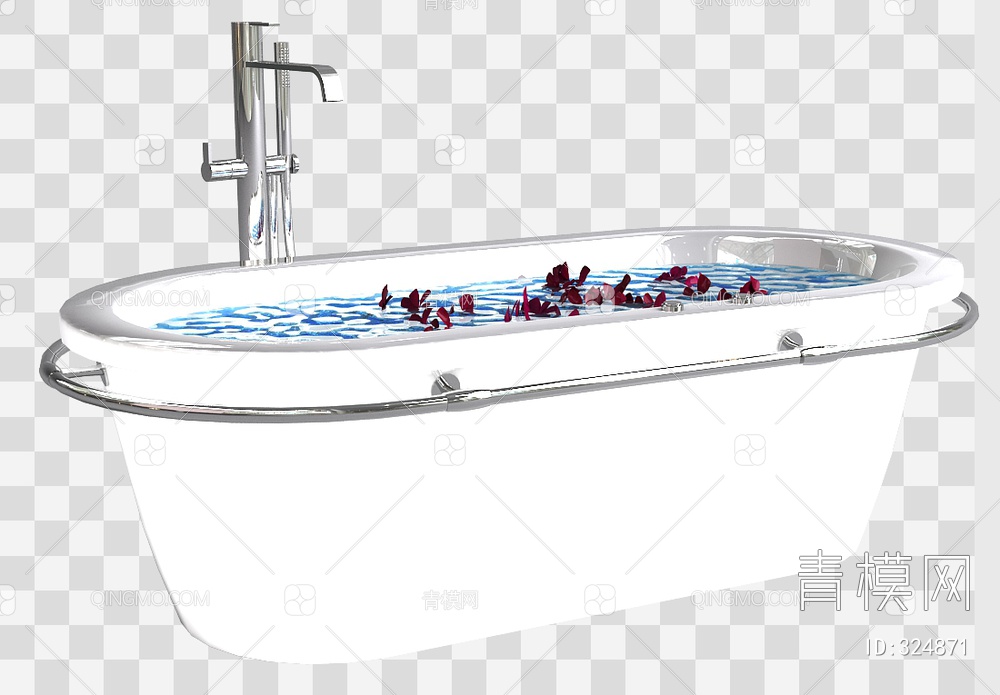 浴缸3D模型下载【ID:324871】