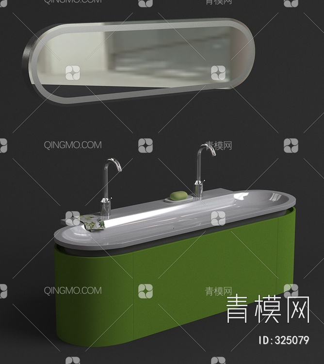洗手盆3D模型下载【ID:325079】