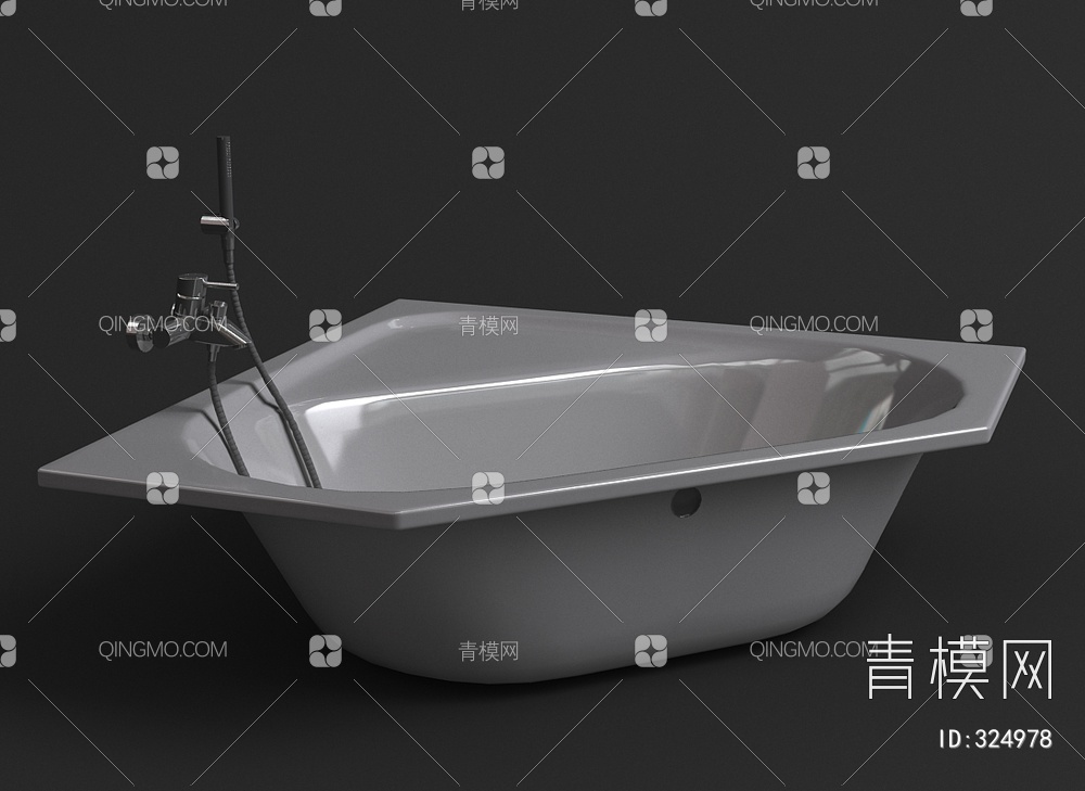 浴缸3D模型下载【ID:324978】