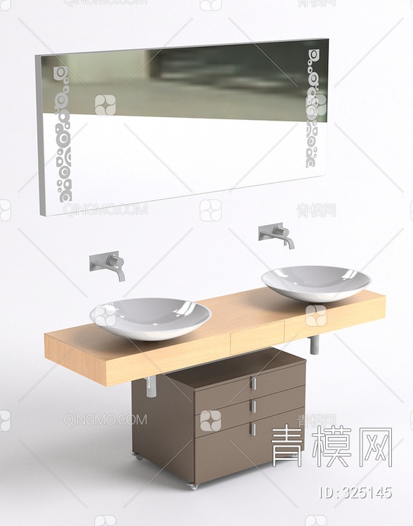 洗手盆3D模型下载【ID:325145】