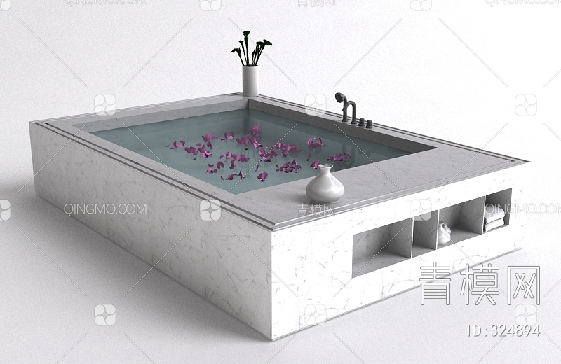浴缸3D模型下载【ID:324894】