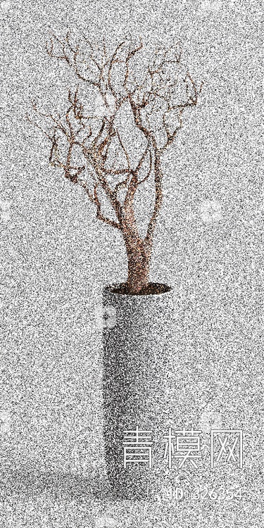 植物盆栽3D模型下载【ID:326354】