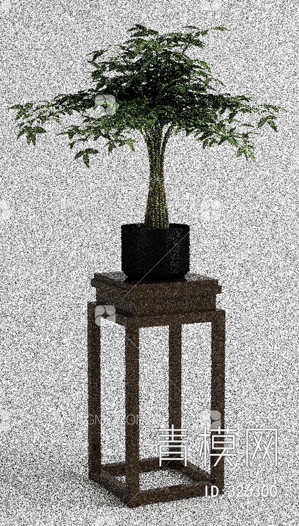 盆栽3D模型下载【ID:326300】