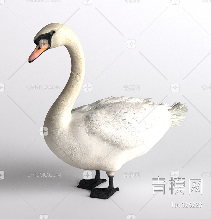 鸭子3D模型下载【ID:326223】