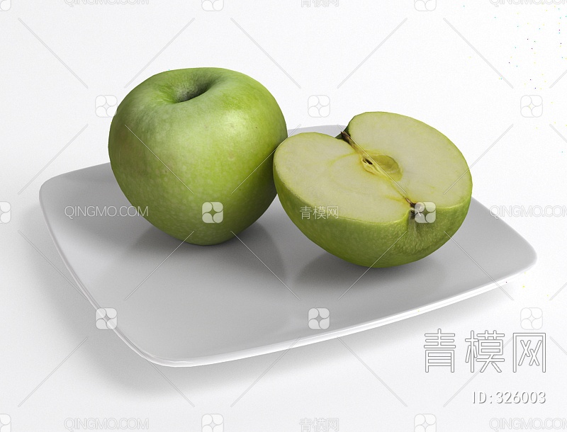 苹果3D模型下载【ID:326003】