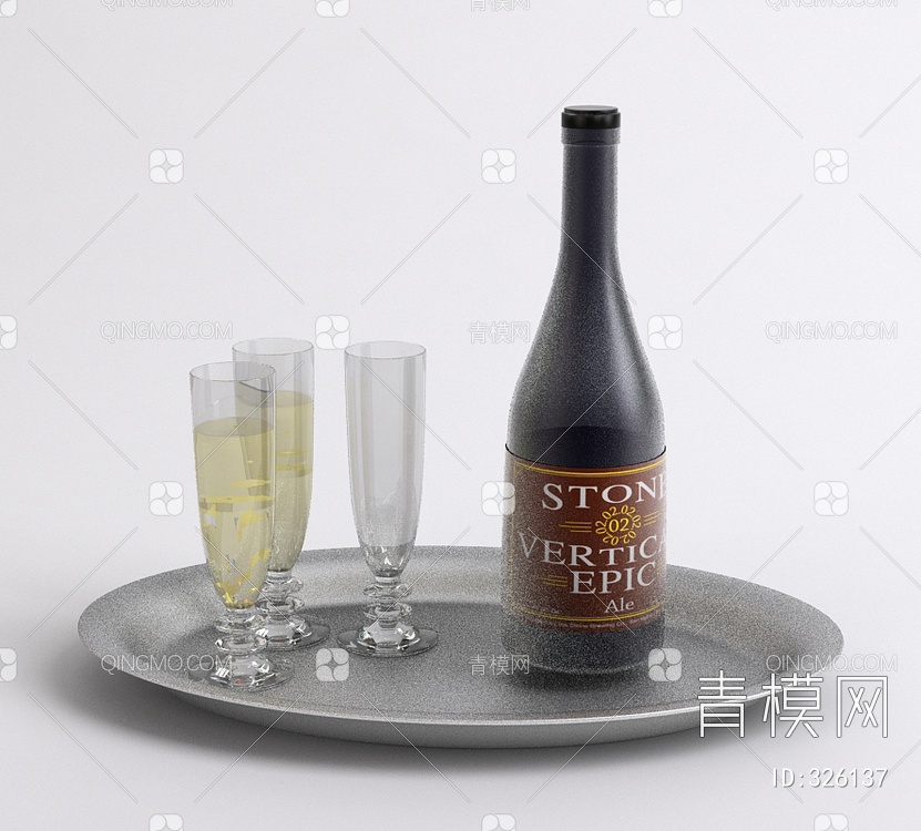 酒水3D模型下载【ID:326137】