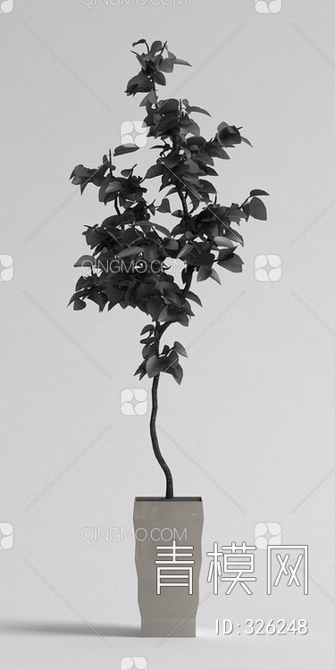 盆栽3D模型下载【ID:326248】
