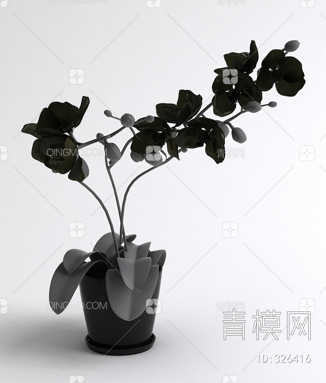 盆栽3D模型下载【ID:326416】