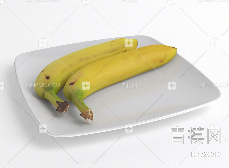 香蕉3D模型下载【ID:326010】