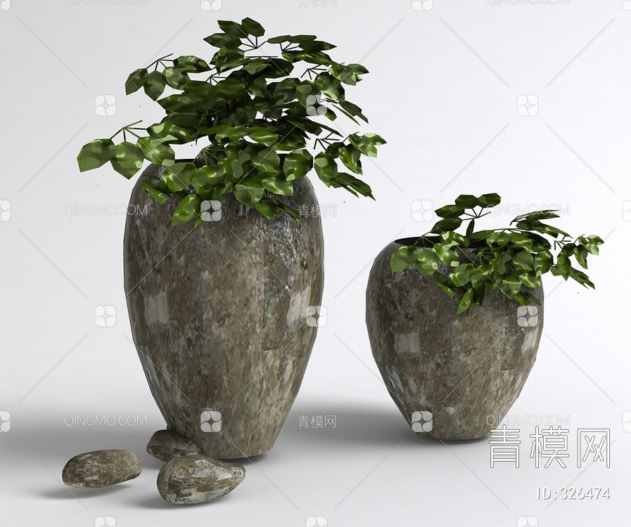 盆栽3D模型下载【ID:326474】