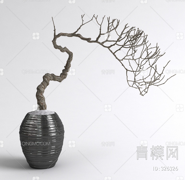 盆栽3D模型下载【ID:326326】