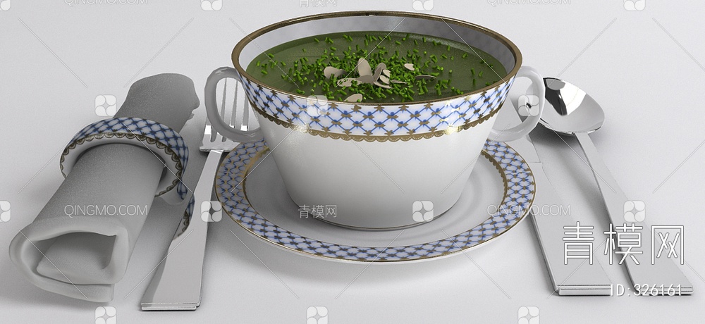 食物3D模型下载【ID:326161】