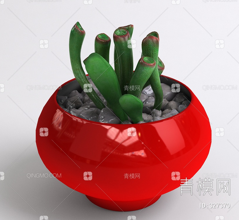 室内花盆3D模型下载【ID:327370】