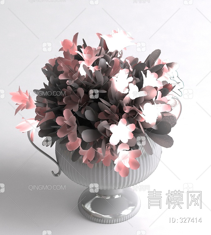 花盆3D模型下载【ID:327414】