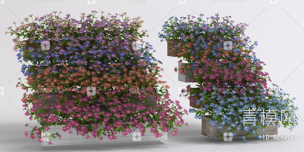 室内花盆3D模型下载【ID:327012】