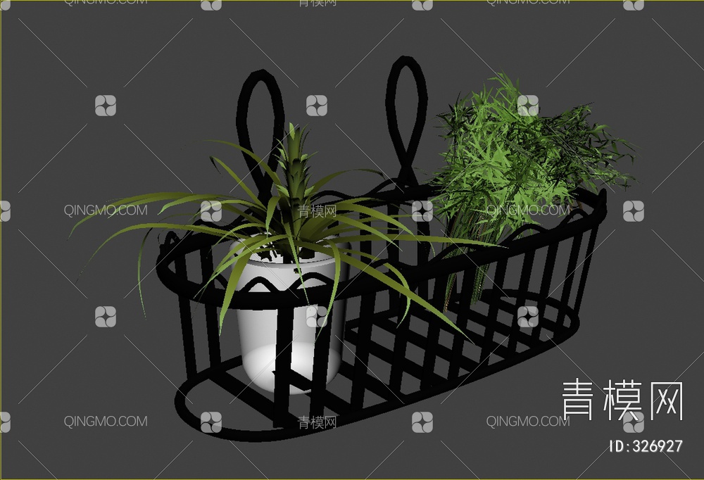 盆栽3D模型下载【ID:326927】