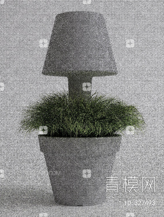 花盆3D模型下载【ID:327493】