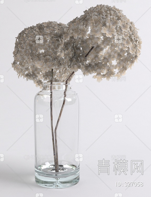 室内花瓶3D模型下载【ID:327058】