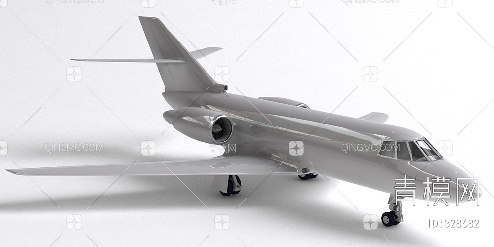 客机3D模型下载【ID:328682】