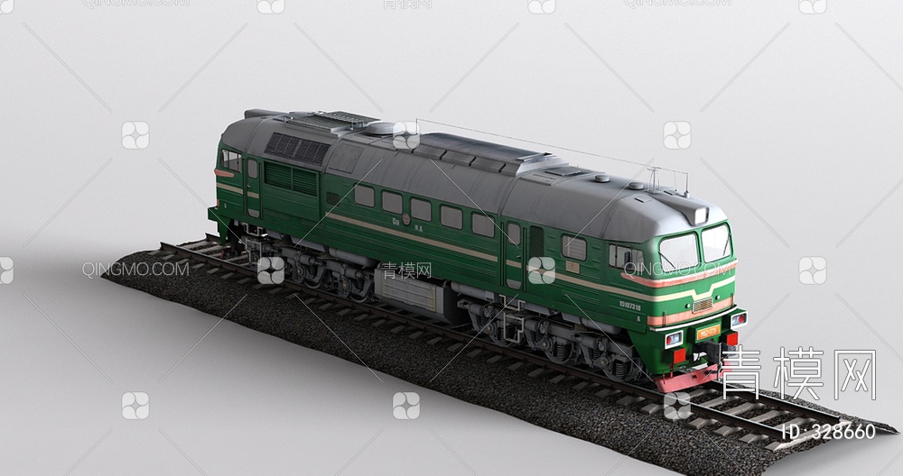 火车3D模型下载【ID:328660】