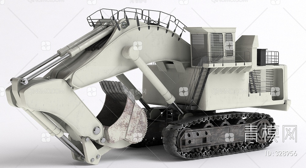 机械车推土机挖掘机3D模型下载【ID:328956】