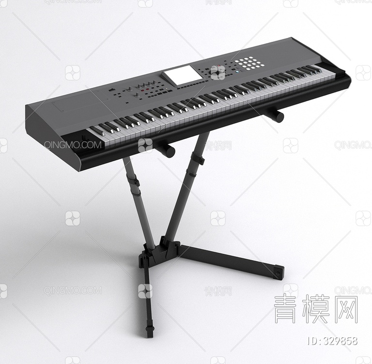 电子琴3D模型下载【ID:329858】