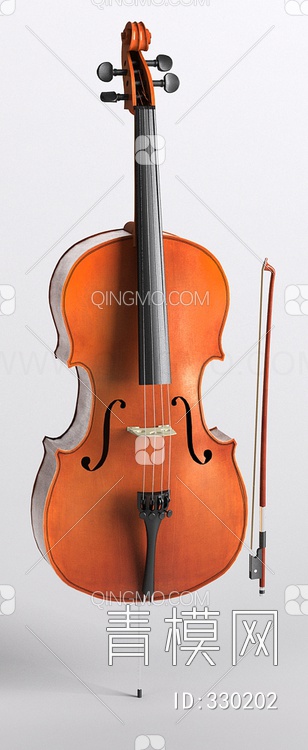 小提琴3D模型下载【ID:330202】