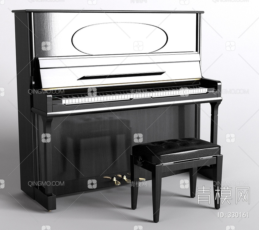 钢琴3D模型下载【ID:330161】