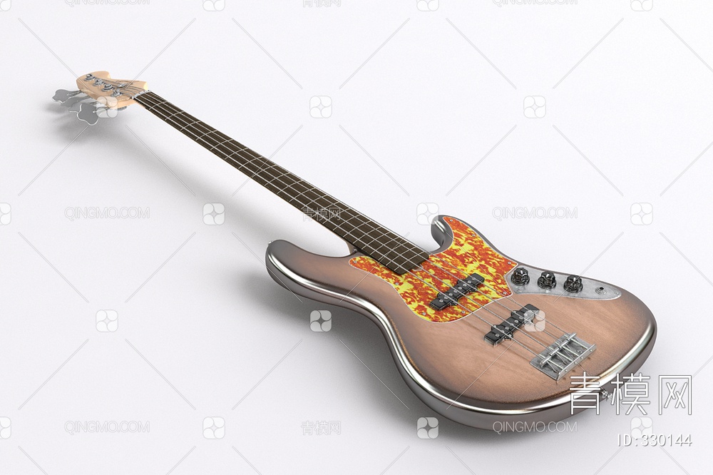 吉他3D模型下载【ID:330144】