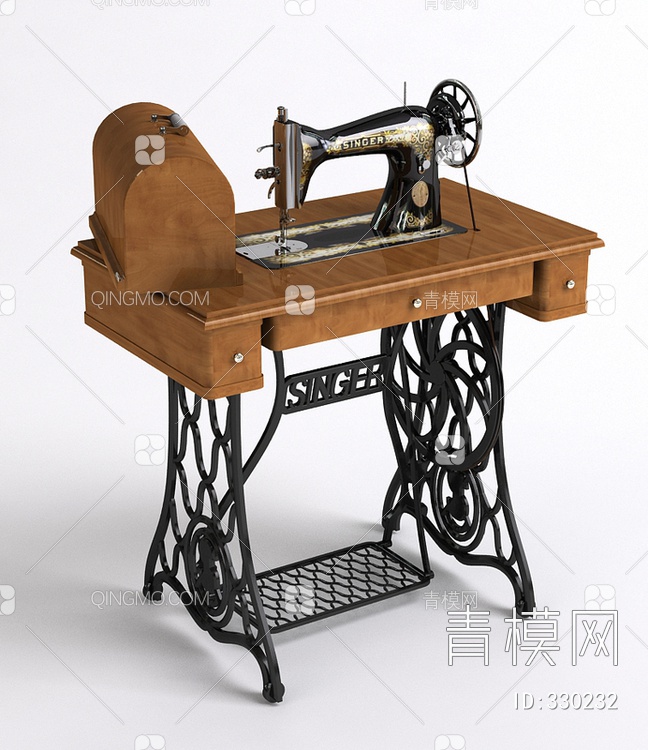 裁缝机3D模型下载【ID:330232】