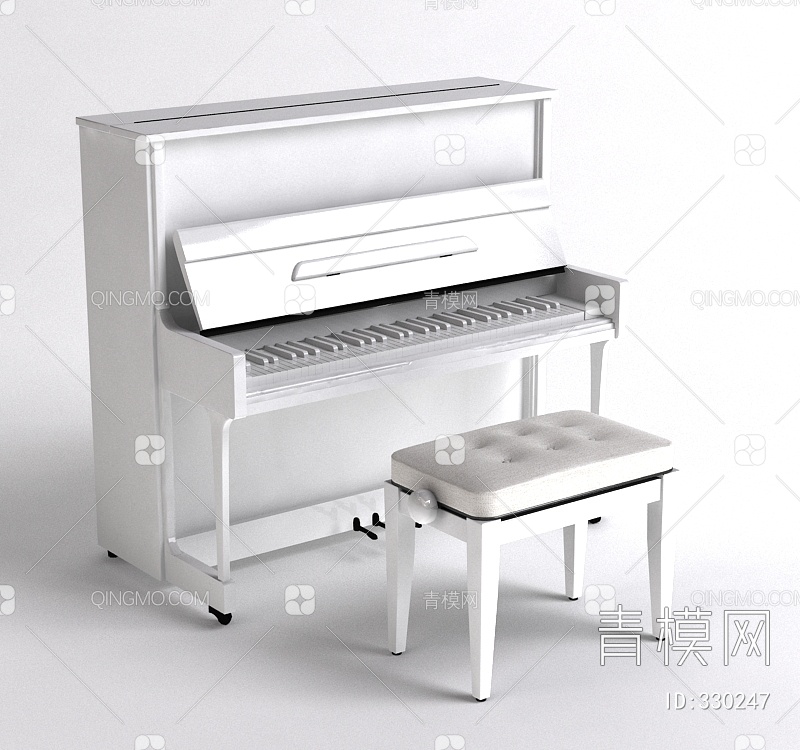 钢琴3D模型下载【ID:330247】