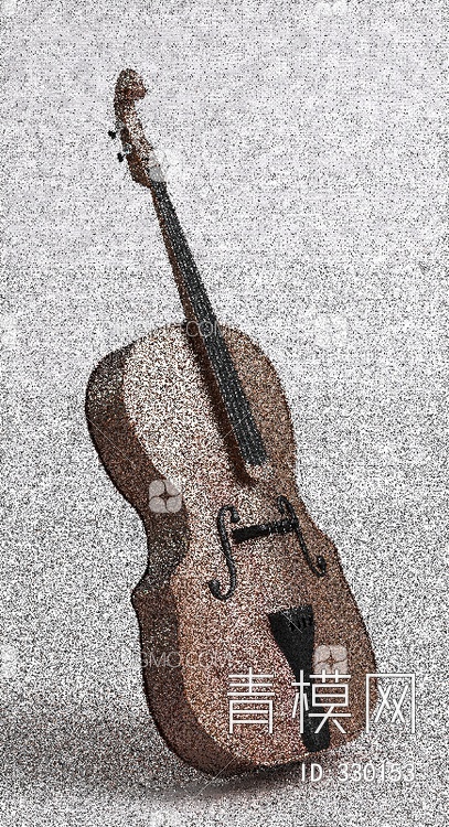 小提琴3D模型下载【ID:330153】
