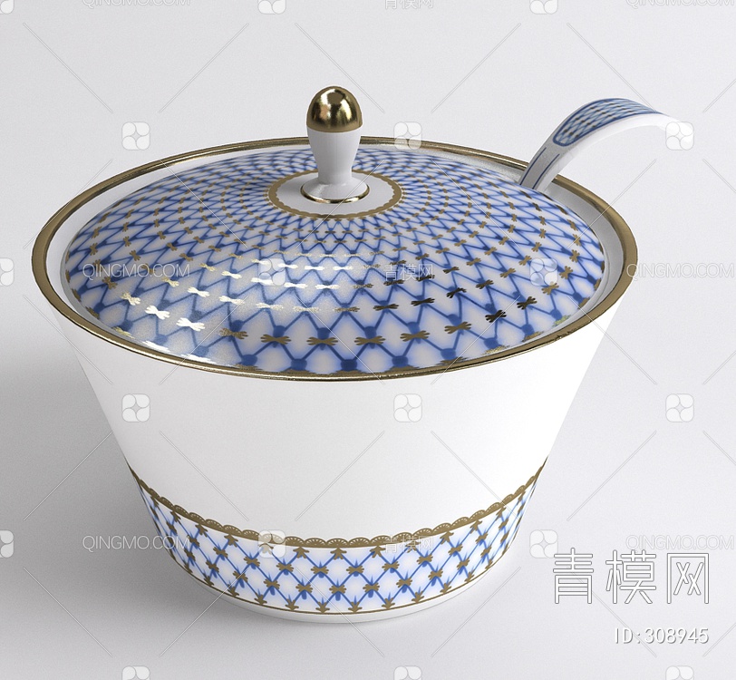 茶具3D模型下载【ID:308945】
