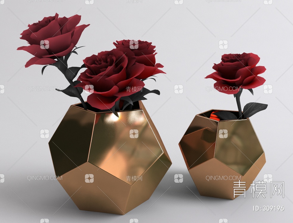 瓷器花瓶3D模型下载【ID:309196】