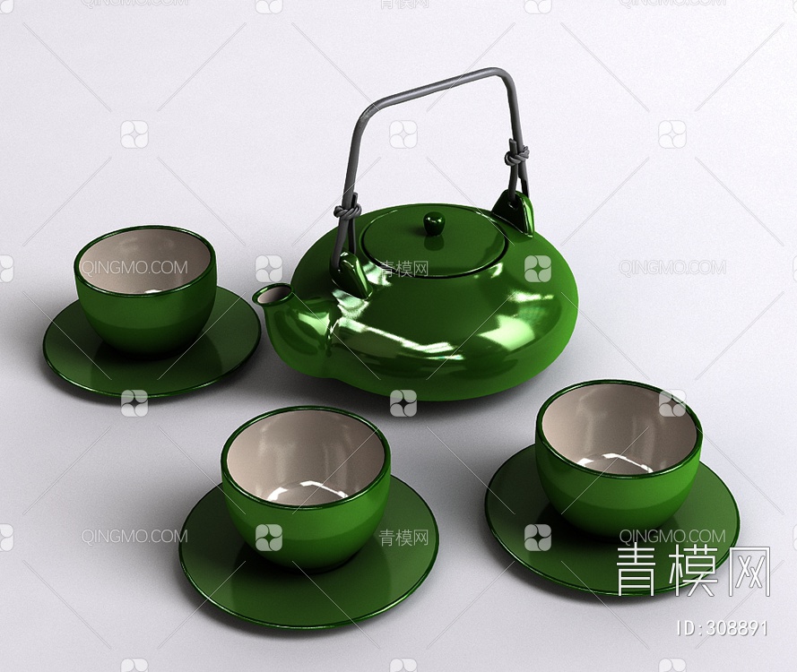 茶具3D模型下载【ID:308891】