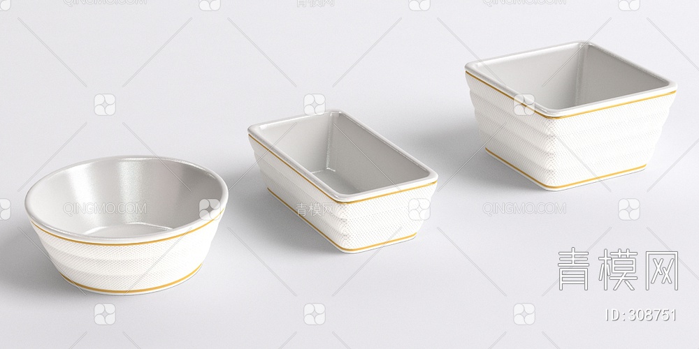 餐具3D模型下载【ID:308751】