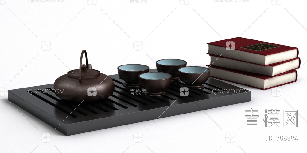 茶具3D模型下载【ID:308894】