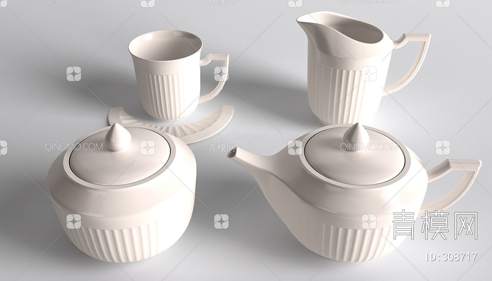 茶具3D模型下载【ID:308717】