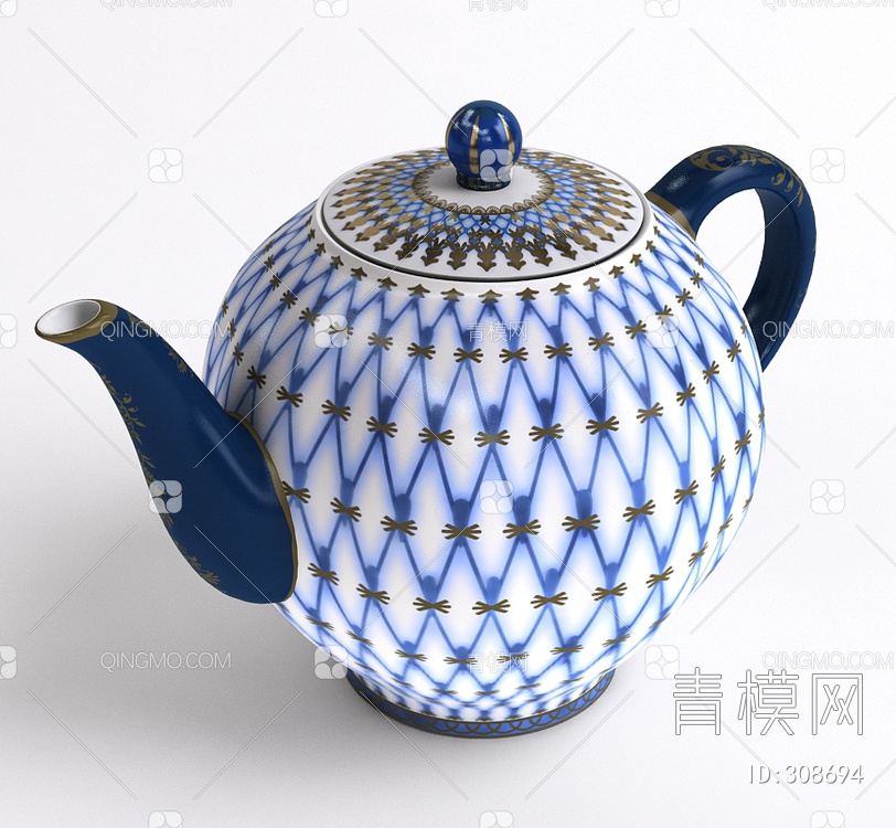 茶壶3D模型下载【ID:308694】