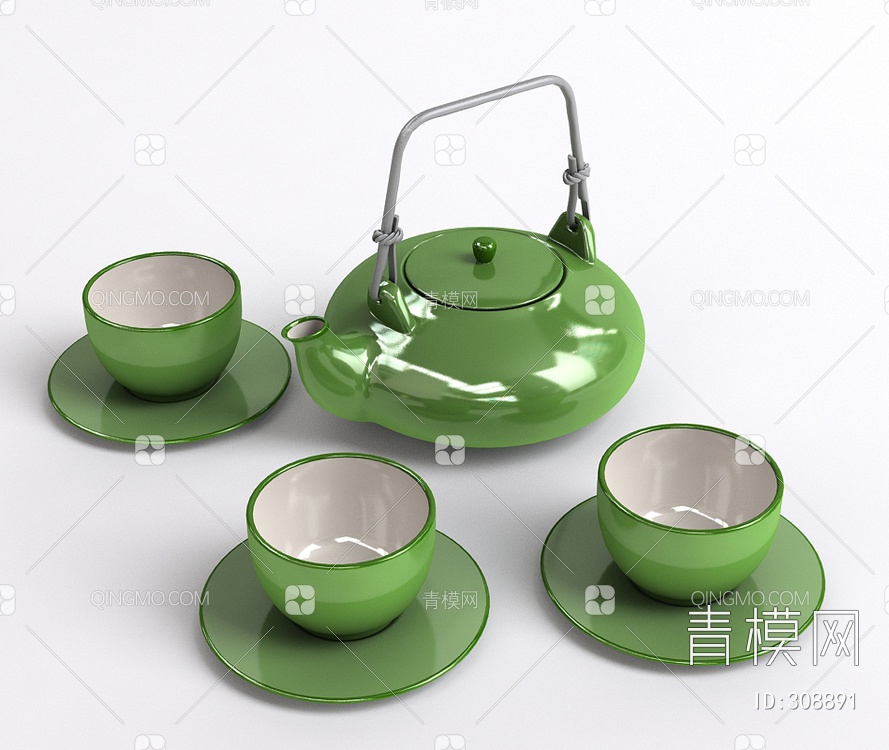 茶具3D模型下载【ID:308891】