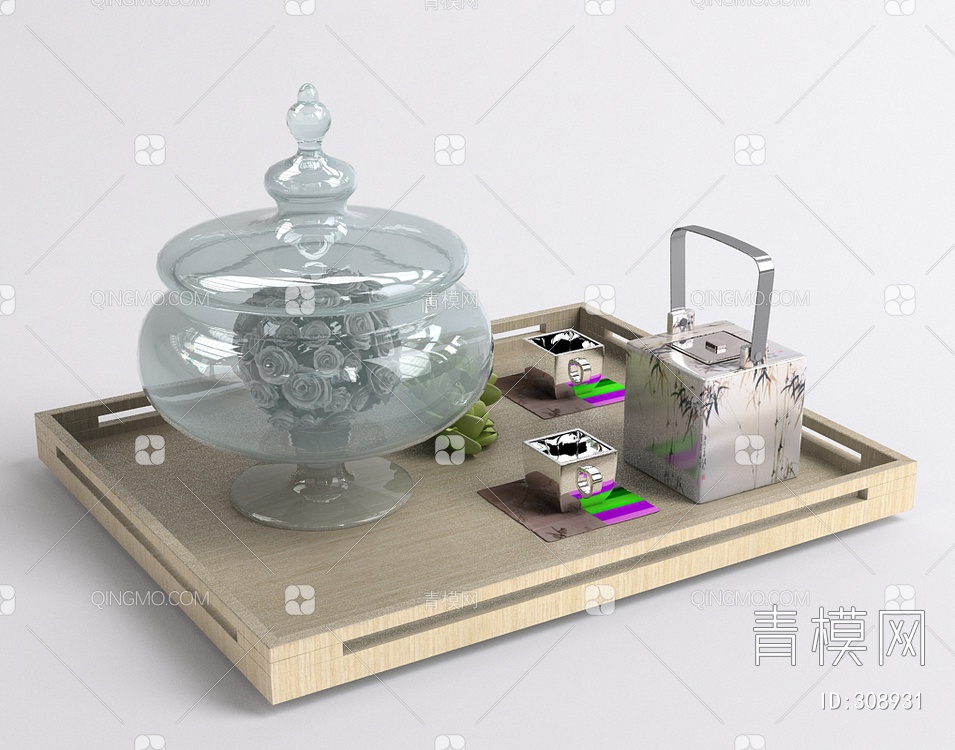 茶具3D模型下载【ID:308931】