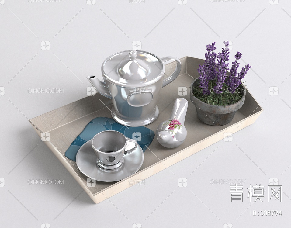茶具3D模型下载【ID:308794】