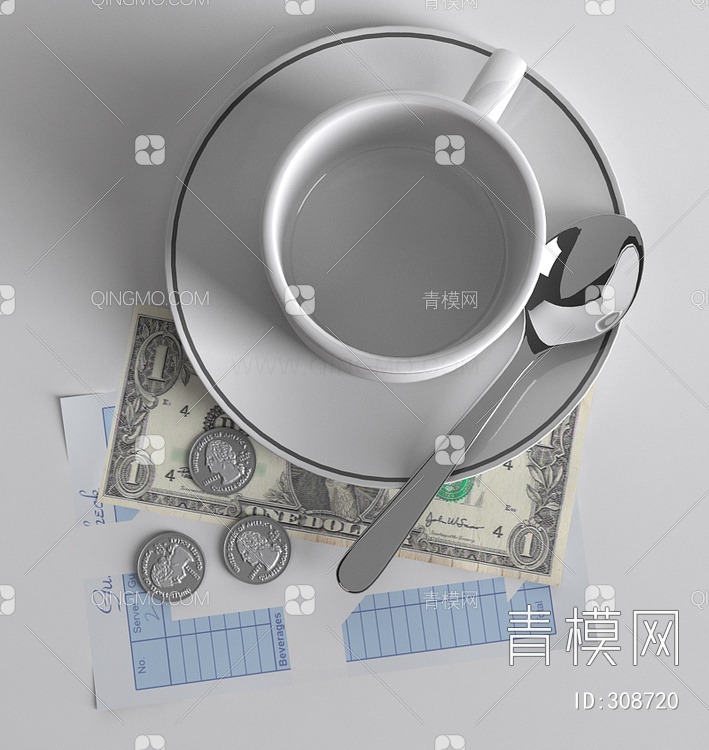 茶具3D模型下载【ID:308720】