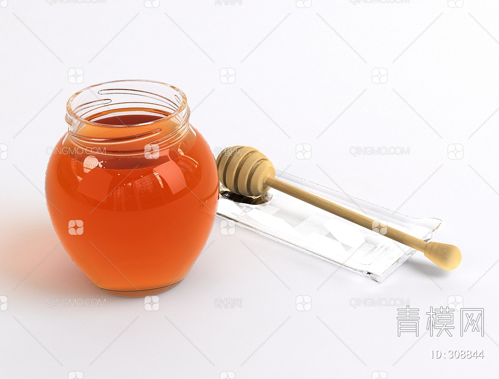 蜂蜜罐3D模型下载【ID:308844】