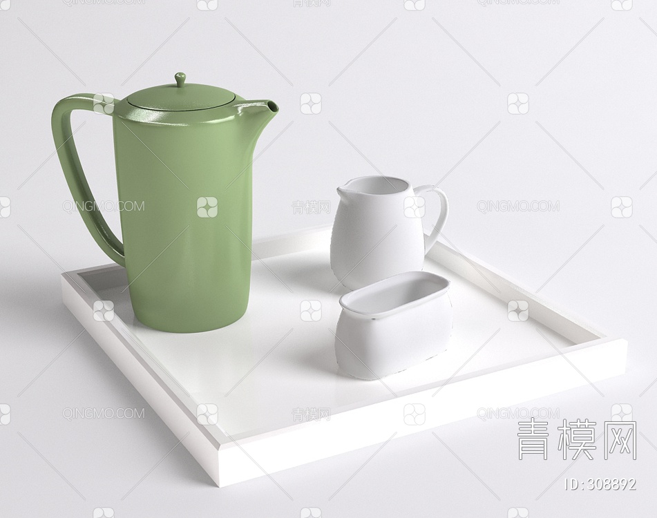茶盘3D模型下载【ID:308892】