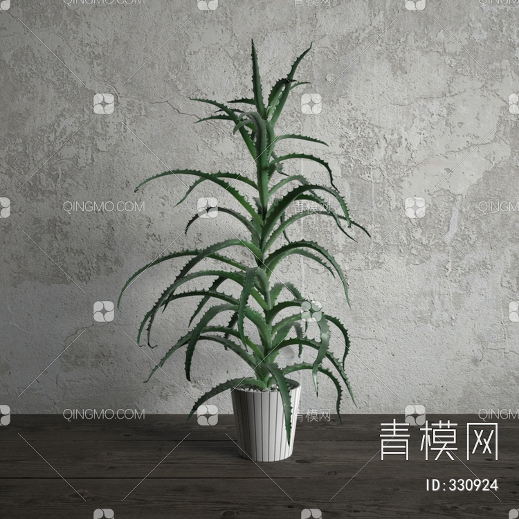 室内盆栽植物3D模型下载【ID:330924】