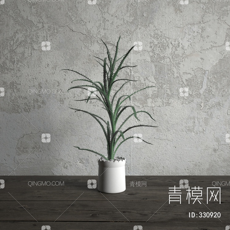 室内盆栽植物3D模型下载【ID:330920】
