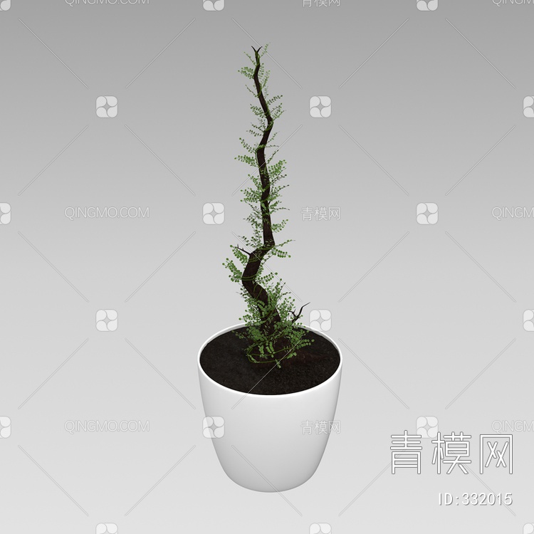 室内盆栽3D模型下载【ID:332015】